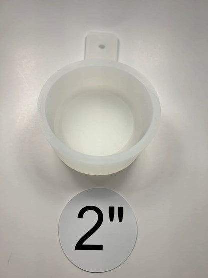 Multiple Sizes: Round Cardstock/Picture Mold With .25 inch Curved Edge Cardstock Silicone Mold, Aroma Bead Molds