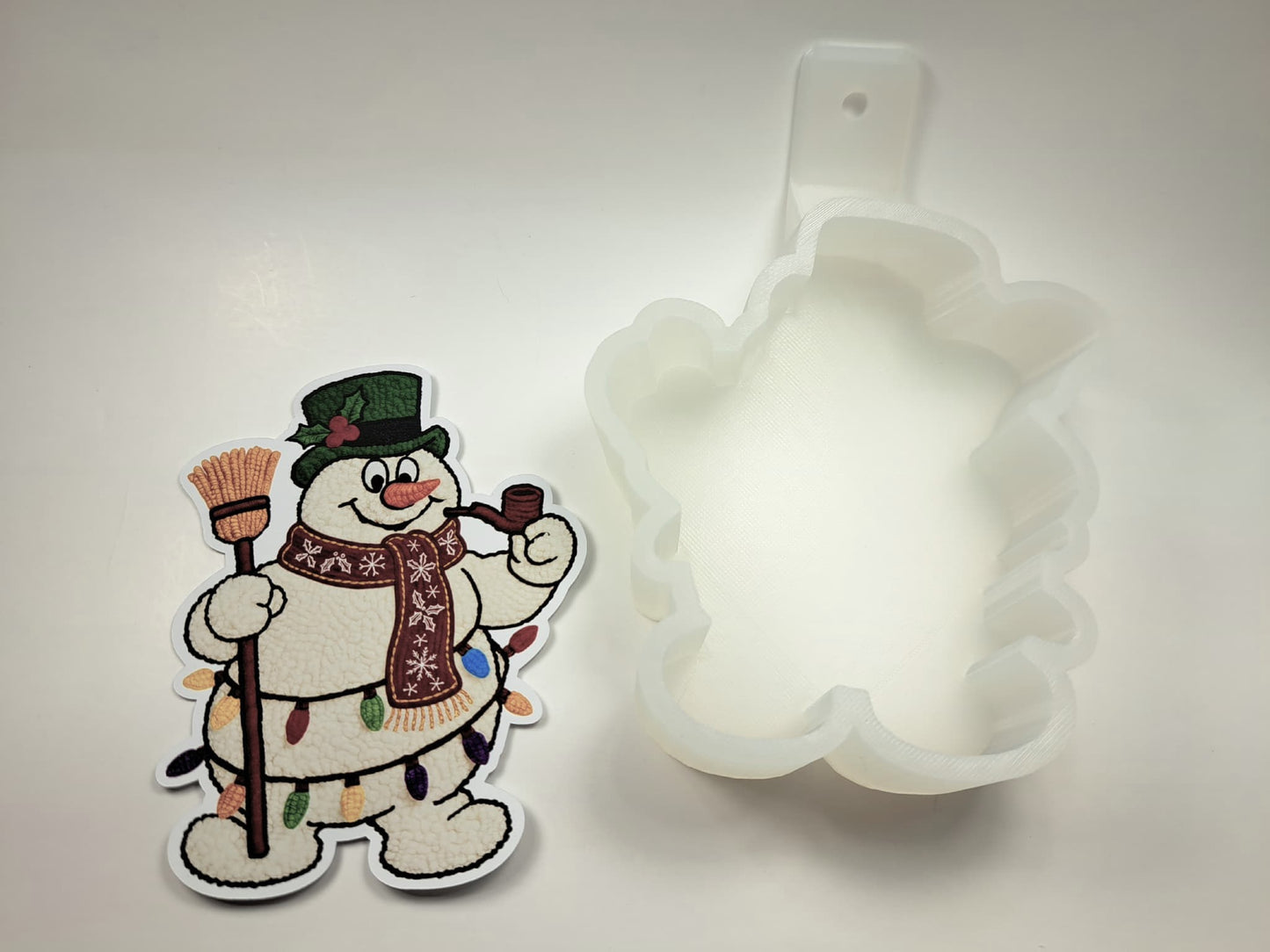 Frosty The Snowman Cardstock Silicone Mold, Aroma Bead Molds, Car Freshies, Premium Cardstock Images
