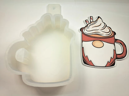 Coffee & Hot Cocoa Mug Cardstock Silicone Mold, Aroma Bead Molds, Car Freshies, Premium Cardstock Images