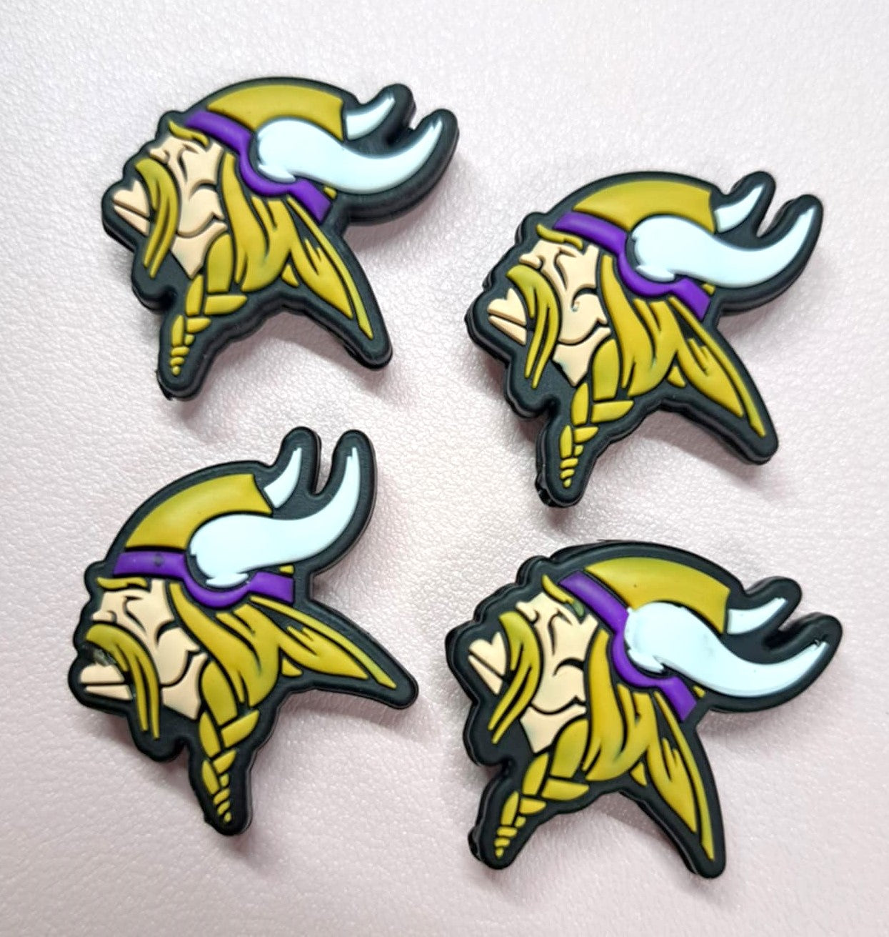 Viking with Helmet Silicone Focal Bead