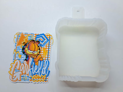 Retro Character Garfield Cardstock Silicone Mold, Aroma Bead Molds, Premium Cardstock Images