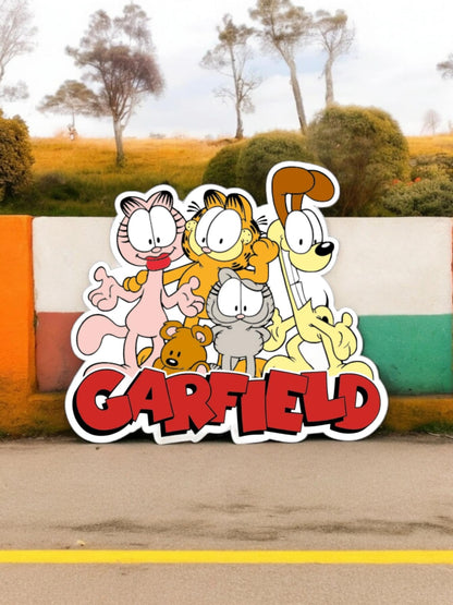 Garfield and Friends: Movie/TV Inspired Cardstock Silicone Mold, Aroma Bead Molds, Premium Cardstock Images