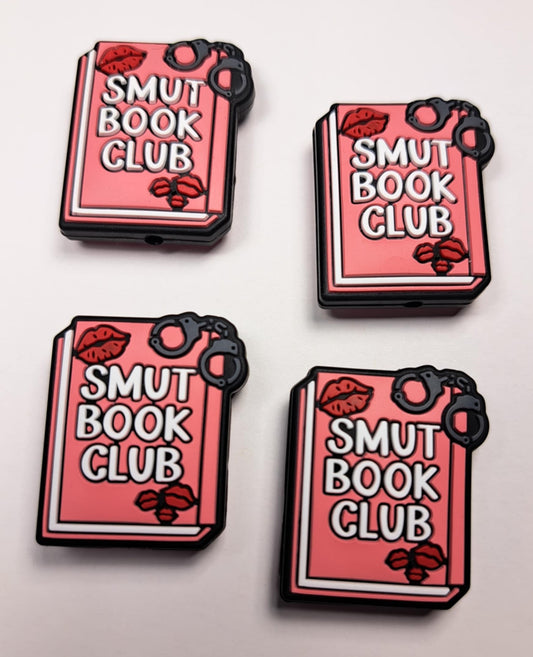 Smut Book Club (Red Book) Silicone Focal Bead