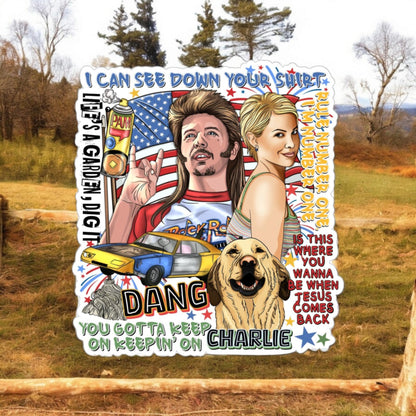 Joe Dirt: You Gotta Keep On Keepin' On - Movie Inspired Cardstock Silicone Mold, Aroma Bead Molds, Premium Cardstock Images