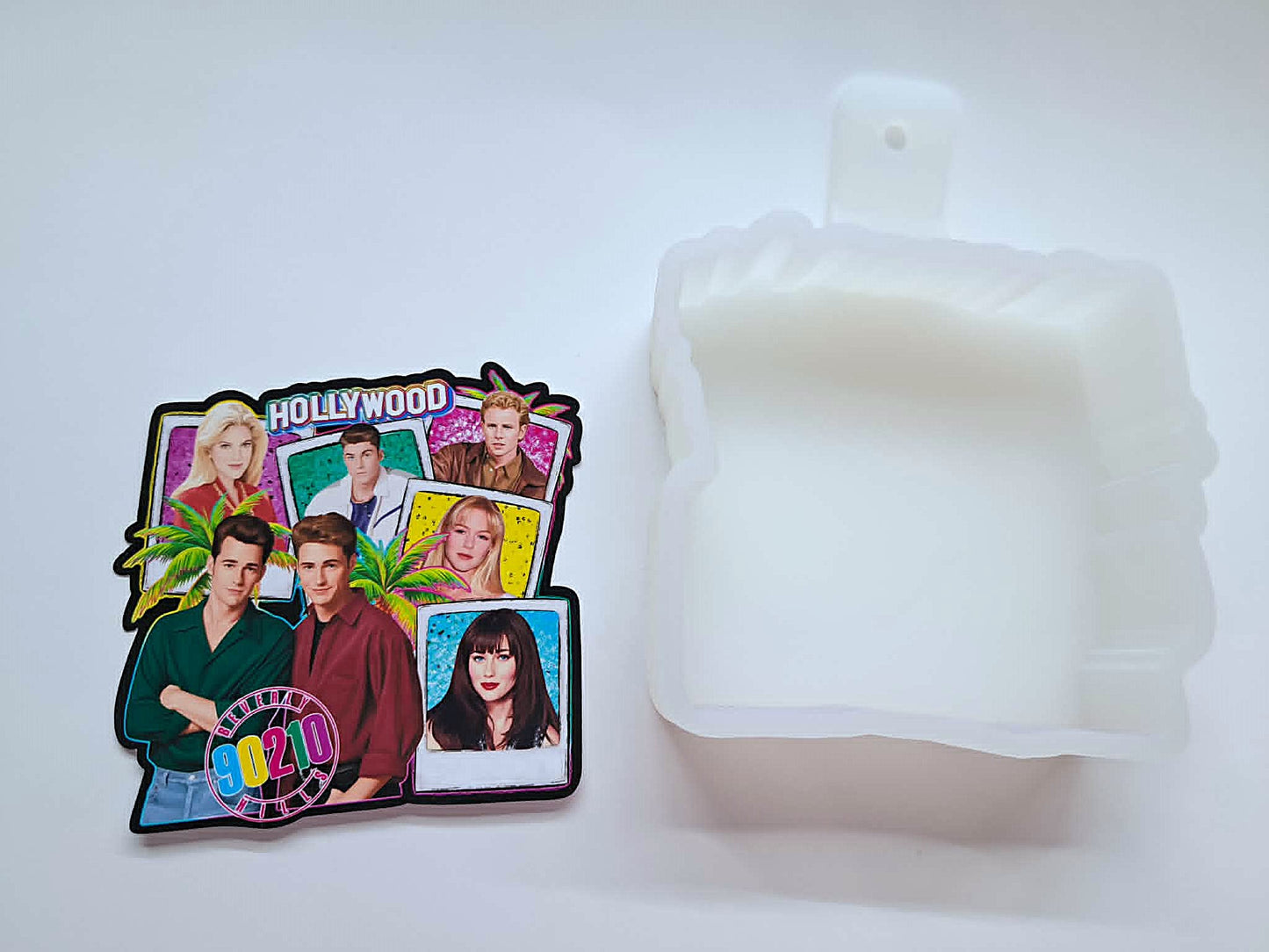 90210 Polaroids Cardstock Silicone Mold, Aroma Bead Molds, Car Freshies, Premium Cardstock Images