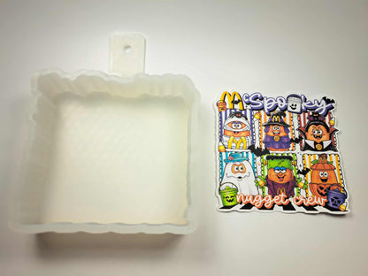 McSpooky Nugget Crew Cardstock Silicone Mold, Aroma Bead Molds, Premium Cardstock Images