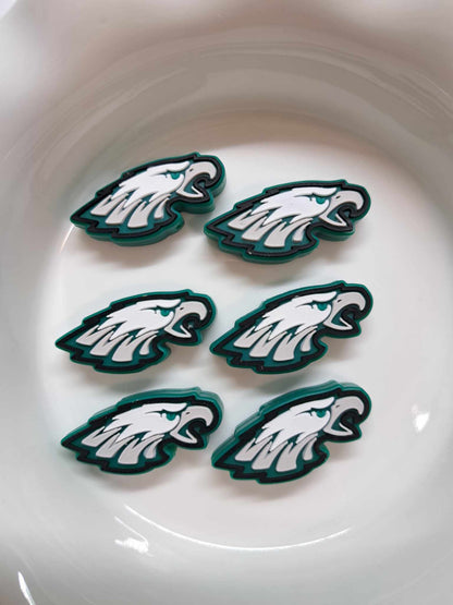 Eagle Silicone Focal Bead - 0415