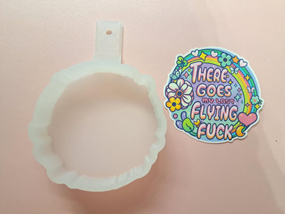 There Goes My Last Flying Fuck Cardstock Silicone Mold, Aroma Bead Molds, Premium Cardstock Images