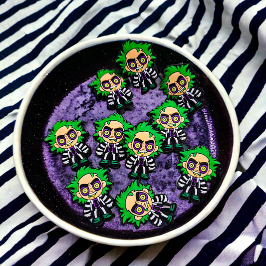 Beetlejuice/Horror Movie Silicone Focal Bead - 0007
