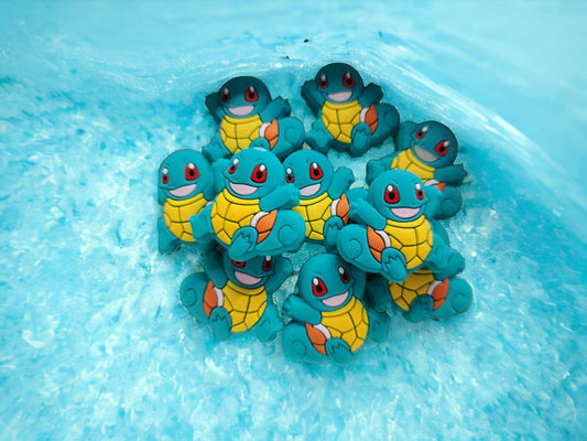 Squirtle: Pokemon Inspired Silicone Focal Bead - 0235