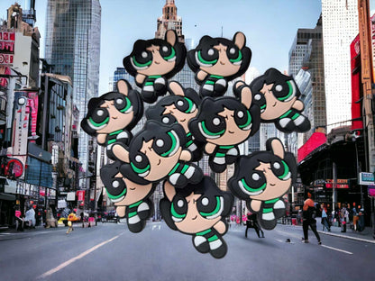 Powerpuff Girls Silicone Focal Bead - 0192