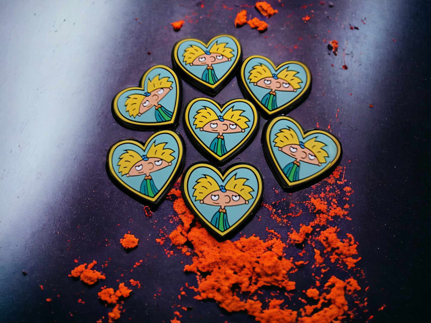 Hey Arnold Silicone Focal Bead - 0227