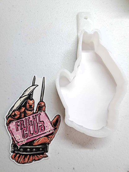 Fright Club: Freddy Hand Cardstock Silicone Mold, Aroma Bead Molds, Premium Cardstock Images