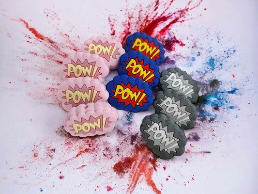 POW! Bubble Silicone Focal Bead - 0253