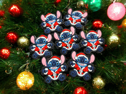 Stitch Santa Silicone Focal Bead - 0219