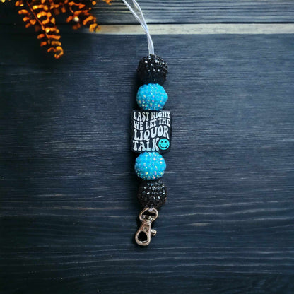 Last Night Liquor Talked Silicone Focal Bead - 0185