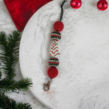 Christmas Tree Snack Cake Silicone Focal Bead - 0011