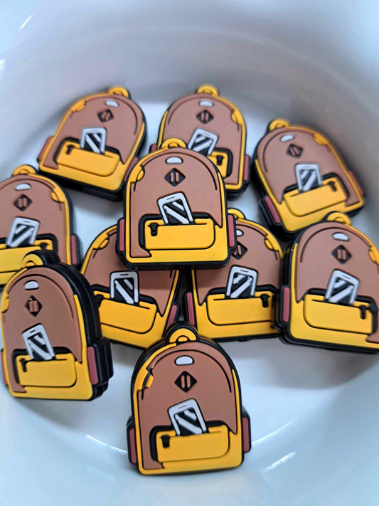 Backpack Silicone Focal Bead - 0260