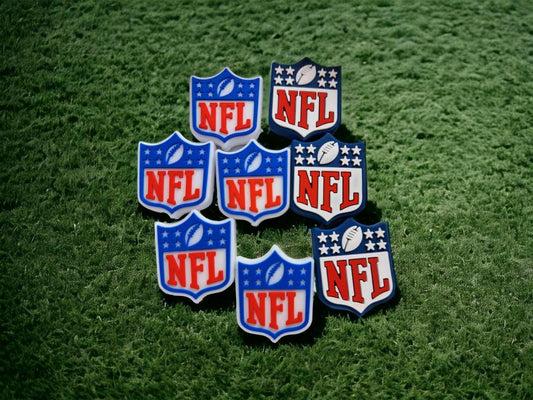 NFL Football Logo Style 1 Silicone Focal Bead - 0417