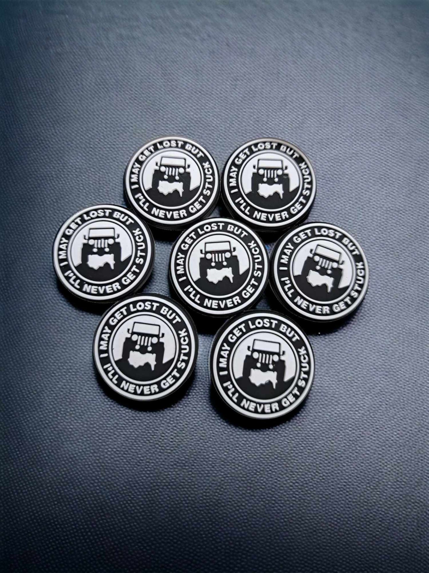 I May Get Lost but I'll Never Get Stuck - Off-road Vehicle Silicone Focal Bead - 0353