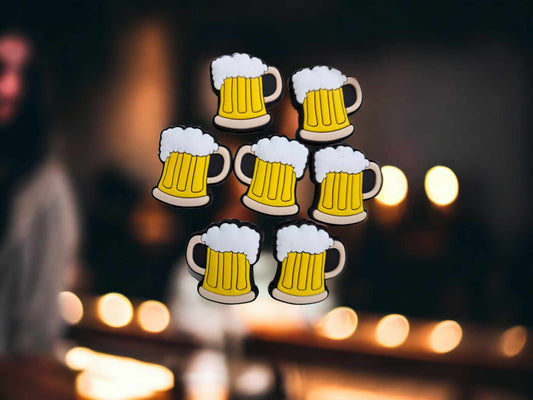 Beer Mug Drink Silicone Focal Bead - 0339