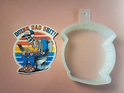 Doing Dad Shit Cardstock Silicone Mold, Aroma Bead Molds, Premium Cardstock Images