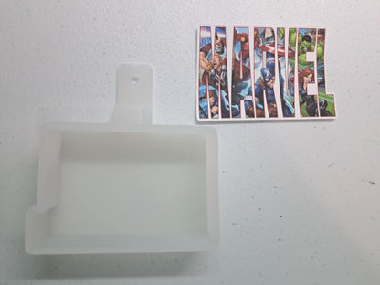 Marvel Logo Cardstock Silicone Mold, Aroma Bead Molds, Premium Cardstock Images