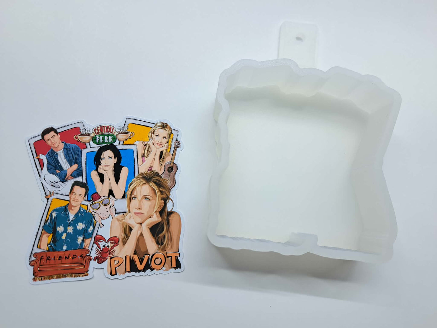 Friends Polaroids Cardstock Silicone Mold, Aroma Bead Molds, Car Freshies, Premium Cardstock Images