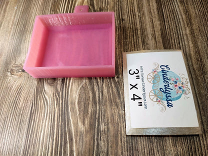 3x4 inch: Wizarding Journal Pages Harry Potter Inspired Theme Rectangle Cardstock/Picture With Beveled Edge Cardstock Silicone Mold, Aroma Bead Molds