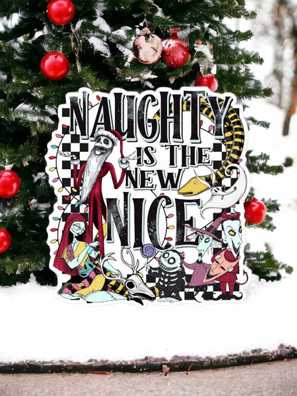 Nightmare Naughty is the New Nice Cardstock Silicone Mold, Aroma Bead Molds, Premium Cardstock