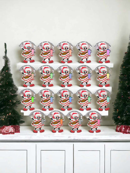 Out Here Lookin Like A Snack Wearing: With or Without a Santa Hat Cardstock Silicone Mold, Aroma Bead Molds, Premium Cardstock Images