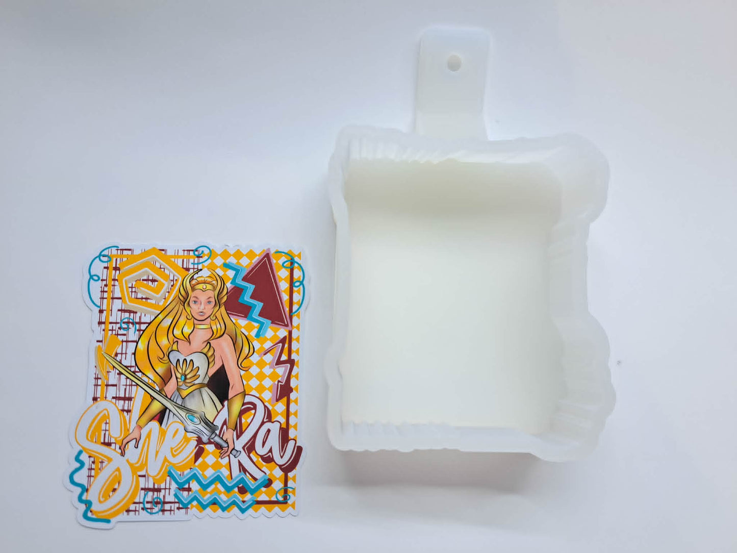 Retro Character She-Ra Cardstock Silicone Mold, Aroma Bead Molds, Premium Cardstock Images