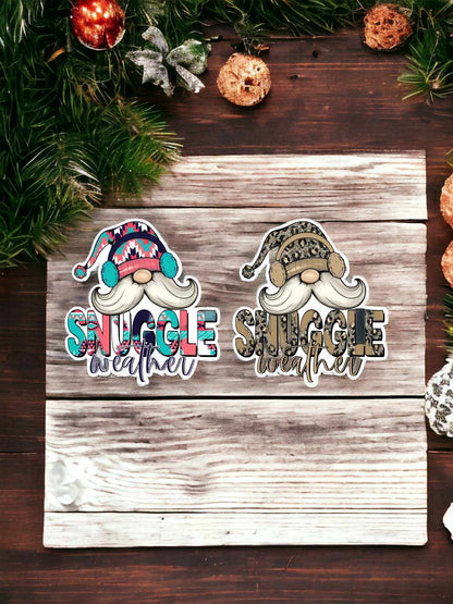Snuggle Weather Gnome Cardstock Silicone Mold, Aroma Bead Molds, Premium Cardstock Images, Car Freshies