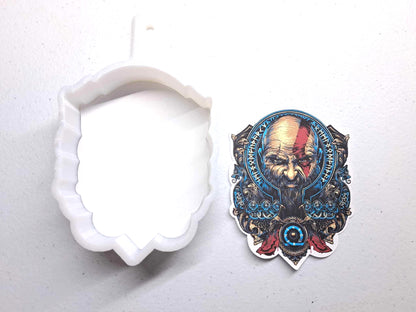 God of War: Ragnarok gaming Cardstock Silicone Mold, Aroma Bead Molds