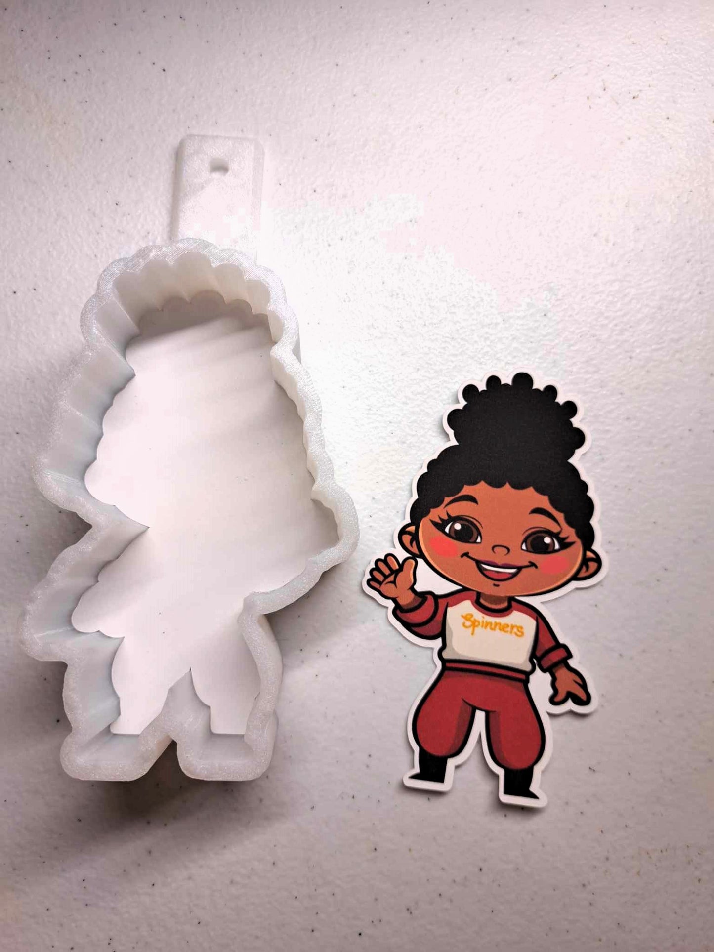 Ghostbusters Afterlife: Lucky Chibi Cardstock Silicone Mold, Aroma Bead Molds, Premium Cardstock Images