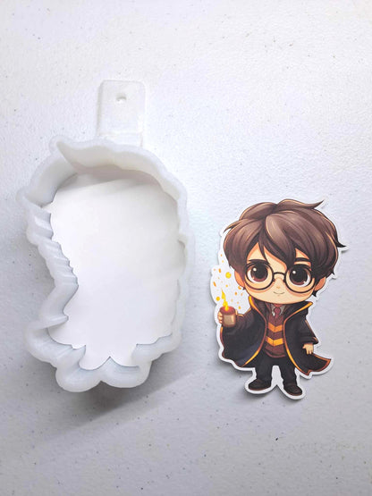 Harry Potter Chibi: Movie Inspired Cardstock Silicone Mold, Aroma Bead Molds, Premium Cardstock Images