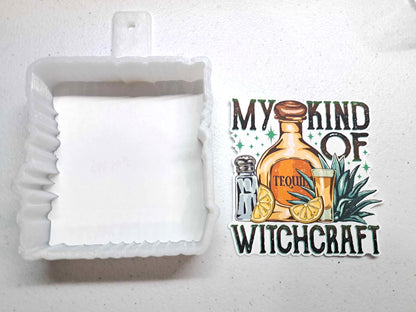 My Kind Of Witchcraft: Tequila, Lime, Shots, Salt Life Cardstock Silicone Mold, Aroma Bead Molds, Premium Cardstock Images