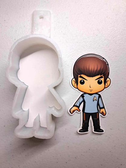 Star Trek Chibi: Spock Cardstock Silicone Mold, Aroma Bead Molds, Premium Cardstock Images