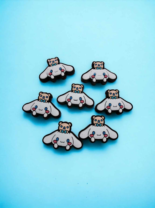 Cinnamoroll Face: Hello Kitty Friend Silicone Focal Bead - 0646
