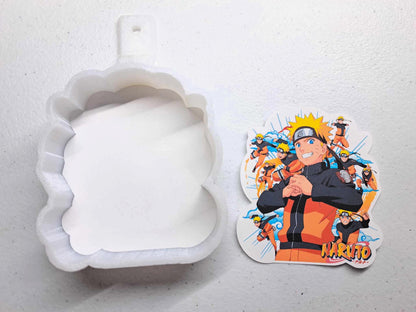 Naruto Anime Cardstock Silicone Mold, Aroma Bead Molds, Premium Cardstock Images