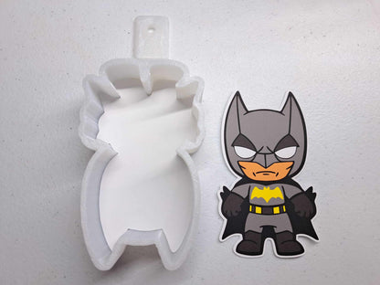 Batman: Superhero Cardstock Silicone Mold, Aroma Bead Molds, Premium Cardstock Images