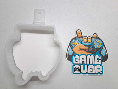 Game Over Controller Cardstock Silicone Mold, Aroma Bead Molds, Premium Cardstock, Silicone Cardstock Freshies