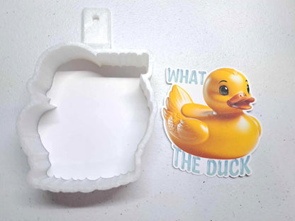What the Duck Silicone Mold, Car Freshies, Cardstock Silicone Molds, Premium Cardstock Images