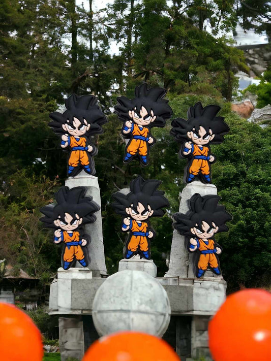 Dragon Ball Z: Goku Full Body Silicone Focal Bead - 0763