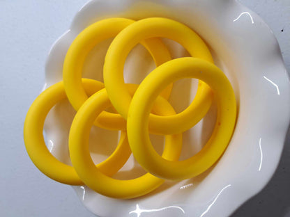 Circle Silicone Spacer 47mm Bead - 0134