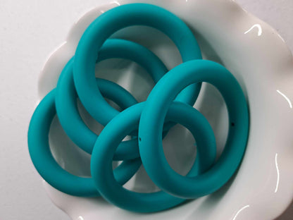 Circle Silicone Spacer 47mm Bead - 0134