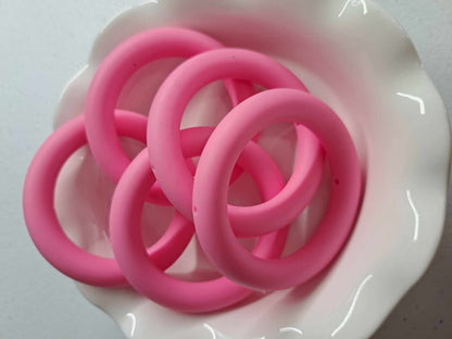 Circle Silicone Spacer 47mm Bead - 0134