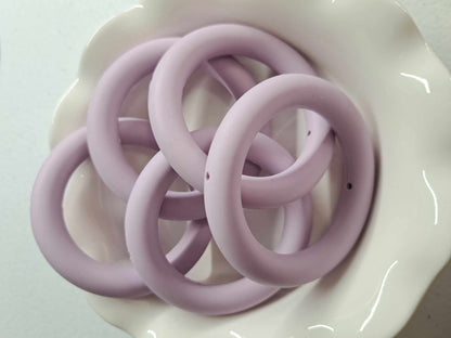 Circle Silicone Spacer 47mm Bead - 0134