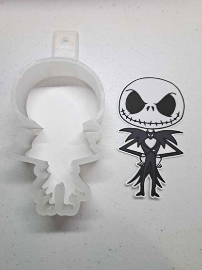 Nightmare Jack Halloween Cardstock Silicone Mold, Aroma Bead Molds