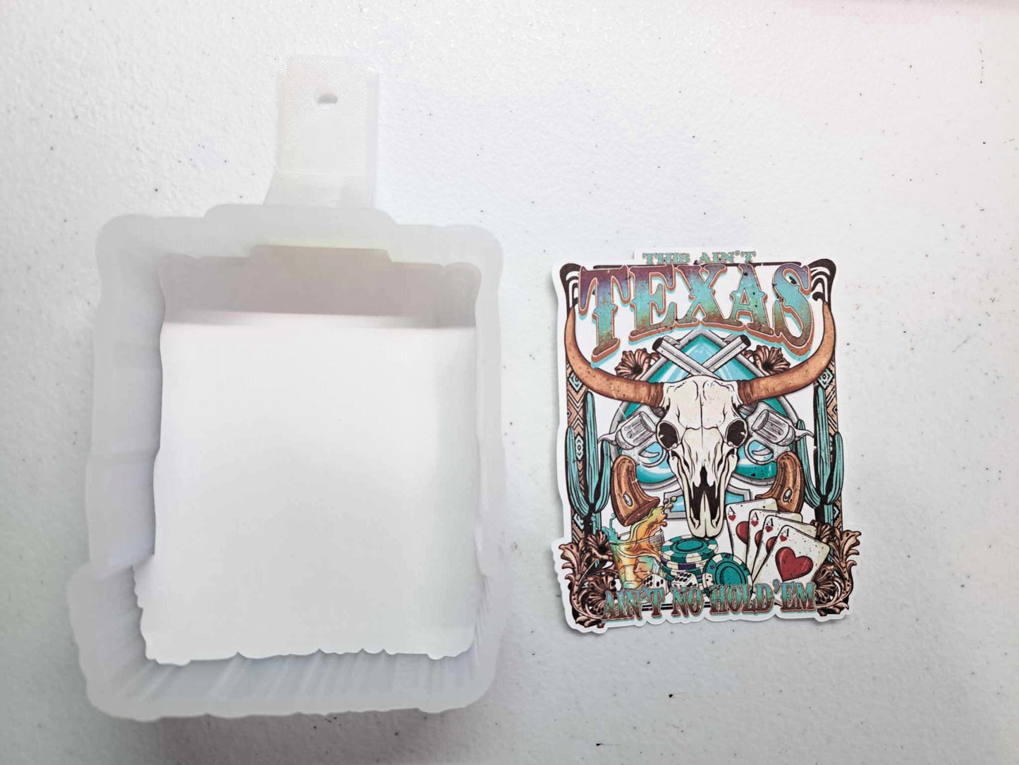 This Ain't Texas Ain't No Hold'em Cardstock Silicone Mold, Aroma Bead Molds,Premium Cardstock Images